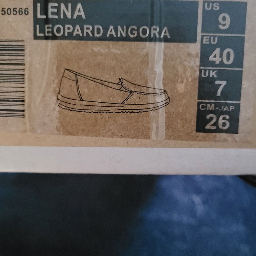 Hey Dude Leopard and Tan Women's Loafers - Picture 5 of 6
